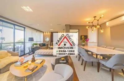 Apartamento com 3 dormitórios à venda, 200 m² - panamby - são paulo/sp