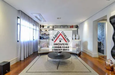 Apartamento com 4 dormitórios à venda, 230 m² por r$ 3.000.000,00 - moema - são paulo/sp