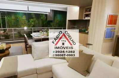 Apartamento com 3 dormitórios à venda, 158 m² - brooklin - são paulo/sp