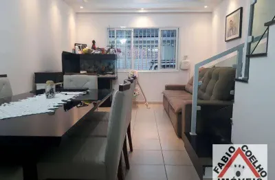 Sobrado com 3 dormitórios à venda, 110 m² por r$ 590.000 - campo grande - são paulo/sp