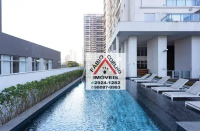 Kitnet com 1 dormitório à venda, 35 m² - brooklin - são paulo/sp