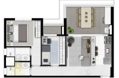 Últimas unidades: apartamento de 59,20 m², com 2 dormitórios e 1 vaga. alto da boa vista