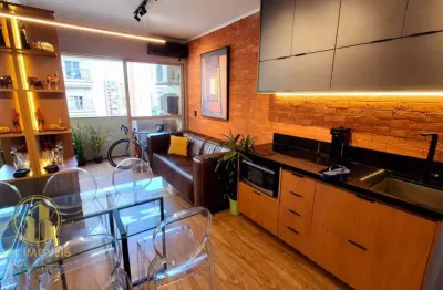 Flat mobiliado para venda, com 33 m² e 1 vaga. vila uberabinha