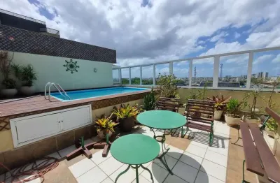 Cobertura para venda em pelotas, centro, 3 dormitórios, 1 suíte, 3 banheiros, 1 vaga