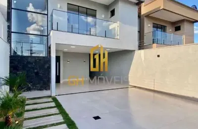 Casa com 4 quartos à venda na rua yassytatá, 9, jardim helvécia, aparecida de goiânia por r$ 999.000