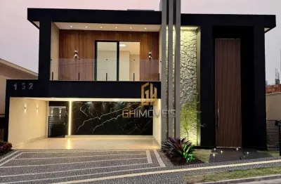 Sobrado à venda, 365 m² por r$ 2.300.000,00 - jardins bolonha - senador canedo/go