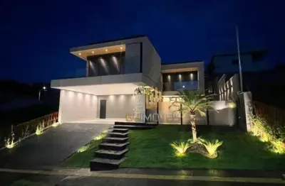 Sobrado à venda, 276 m² por r$ 1.990.000,00 - jardins bolonha - senador canedo/go