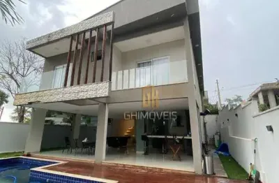 Sobrado com 3 dormitórios à venda, 396 m² por r$ 1.900.000,00 - zona rural senador canedo - senador canedo/go