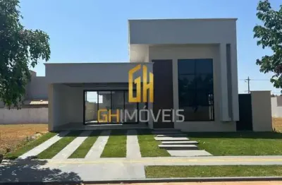 Casa em condomínio fechado com 3 quartos à venda na alameda croácia, 1, terras alpha residencial 2, senador canedo por r$ 1.100.000