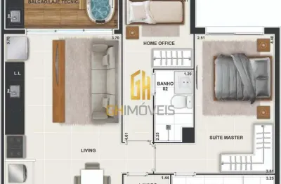 Apartamento com 2 quartos à venda na avenida castelo branco, 5, setor bueno, goiânia por r$ 805.000