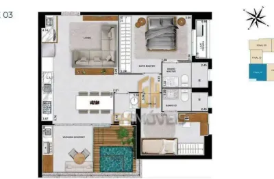 Apartamento com 2 quartos à venda na Rua 1133, 4, Setor Marista, Goiânia