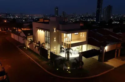 Sobrado com 3 dormitórios à venda, 248 m² por r$ 1.890.000,00 - parque solar do agreste - rio verde/go