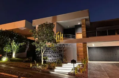 Casa em condomínio fechado com 4 quartos à venda na Avenida Diógenes Dolival Sampaio, 3, Jardins Paris, Goiânia por R$ 5.300.000