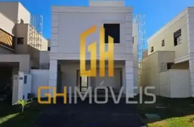 Casa em condomínio fechado com 4 quartos à venda na professor nion albernaz, 24, conjunto residencial storil, aparecida de goiânia por r$ 990.000