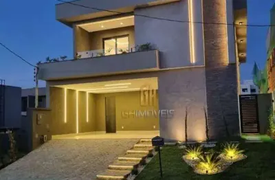 Sobrado com 3 dormitórios à venda, 228 m² por r$ 1.590.000,00 - jardins capri - senador canedo/go