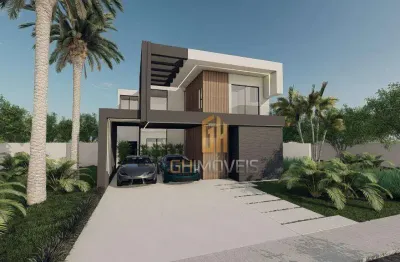 Sobrado à venda, 218 m² por r$ 1.610.000,00 - jardins capri - senador canedo/go