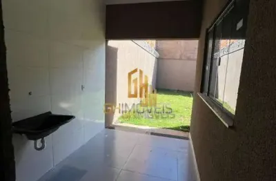 Casa com 3 dormitórios à venda, 78 m² por r$ 420.000 - recanto dos ipês - rio verde/go