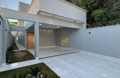 Casa com 3 dormitórios à venda, 129 m² por r$ 665.000,00 - setor central - aparecida de goiânia/go