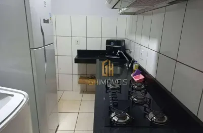 Apartamento com 2 dormitórios à venda, 48 m² por r$ 250.000 - parque das paineiras - rio verde/go