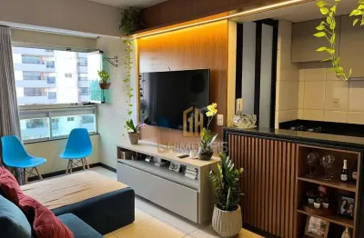Apartamento com 2 dormitórios à venda, 54 m² por r$ 420.000 - setor leste universitário - goiânia/go