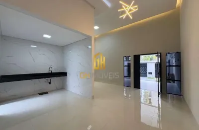 Casa em condomínio fechado com 3 quartos à venda na las velas, 5, setor três marias, goiânia por r$ 630.000