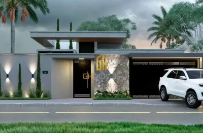 Casa em condomínio fechado com 4 quartos à venda na rua do salmão, 2, jardim atlântico, goiânia por r$ 1.790.000