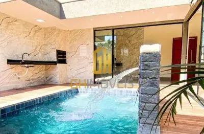 Casa em condomínio fechado com 3 quartos à venda na rr 22, 3, residencial san marino, senador canedo por r$ 719.000