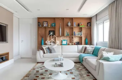 Apartamento lindo e mobiliado de 134m² em perdizes, 3 suítes, 2 vagas!!!