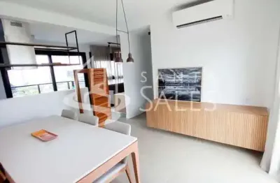 Apto. 105m²- total mobiliado  01 dormitório (suíte casal) | 1 vaga de garagem