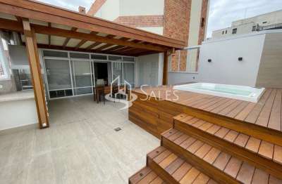 Vila suzana cobertura duplex 500m², 4 suites, sendo 2 com hidromassagem. master com 2 closets