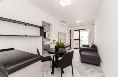 Apartamento para locação no itaim bibi: 1 quarto, 1 sala, 1 banheiro, 1 vaga de garagem, 42m² - são paulo-sp!