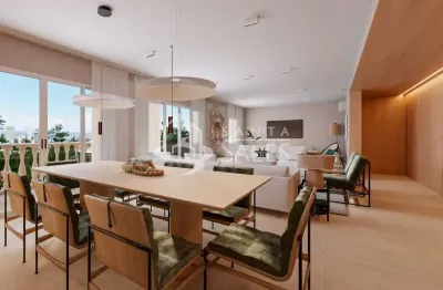 Apartamento de luxo no jardim paulista: 3 quartos, 2 suítes, 2 salas, 2 banheiros, 2 vagas de garagem - 221m²