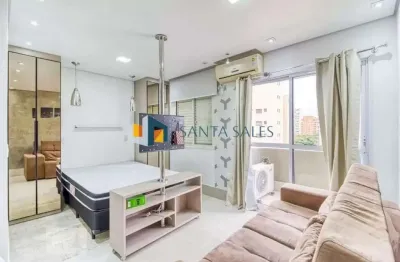 Aluguel de apartamento de alto padrão em moema, são paulo-sp: 1 quarto, suite, sala, banheiro, garagem. 32,00 m². venha conferir!