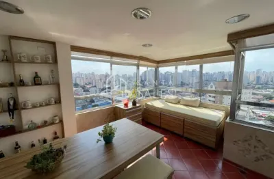 Cobertura de alto padrão com 2 quartos e 1 suíte na saúde, são paulo-sp: 120m² e vaga de garagem!