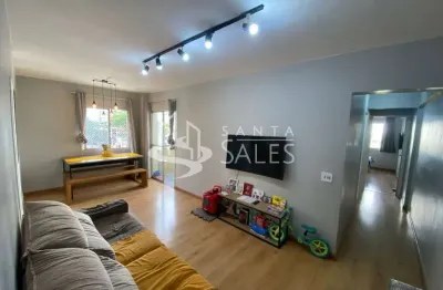 Apartamento à venda no brooklin paulista, são paulo-sp: 2 quartos, 1 sala, 2 banheiros, 1 vaga - 78,00 m² de área!