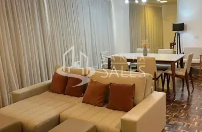 Locação de apartamento no jardim paulista, são paulo-sp: 3 quartos, 1 suíte, 2 salas, 3 banheiros, 1 vaga, 145m².