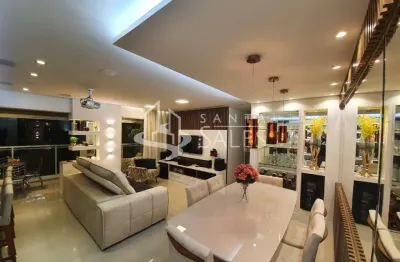 Apartamento de luxo à venda em santo andré-sp, jardim: 3 quartos, 3 suítes, 2 salas, 4 banheiros, 2 vagas de garagem, 115m².