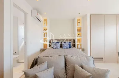 Apartamento à venda no itaim bibi, são paulo-sp: 1 quarto, 1 suíte, 1 banheiro, 29m² de área!