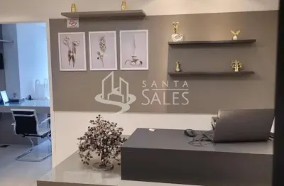 Sala comercial de alto padrão na vila gertrudes: 1 quarto, 1 banheiro, 1 vaga de garagem, 43m² - são paulo-sp.