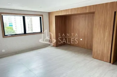 Excelente oportunidade de locação de apartamento comercial no brooklin paulista, são paulo-sp: duas salas de 35m², 2 banheiros, 2 vagas, 70m².