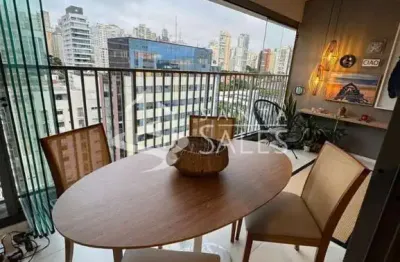 Apartamento alto padrão à venda no paraíso, são paulo: 1 dormitório, 1 sala, 1 banheiro, 1 vaga, 44m² de área.
