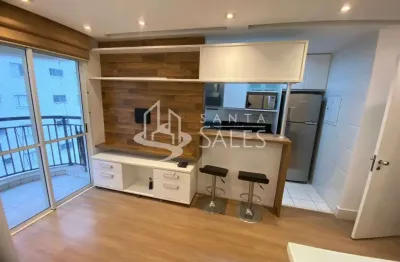 Apartamento para locação em são paulo-sp, campo belo: 1 quarto, 1 suíte, 1 sala, 1 banheiro, 1 vaga, 48m²