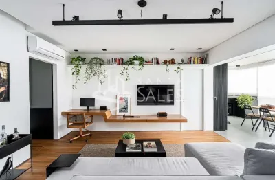 Apartamento de luxo em Pinheiros: 2 quartos, 2 suítes, 3 salas, 3 banheiros, 2 vagas e 117m². Imperdível!