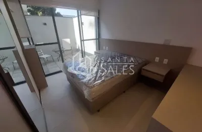 Apartamento para locação no Campo Belo: 1 quarto, 1 sala, 1 banheiro, 1 vaga de garagem, 40m² - São Paulo-SP.