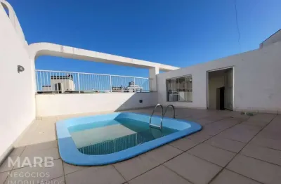 Cobertura com 3 dormitórios à venda, 207 m² por r$ 1.790.000,00 - beira mar - florianópolis/sc
