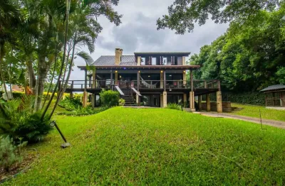 Casa em condomínio fechado com 4 quartos à venda na estrada do barro vermelho, 825, paragem dos verdes campos, gravataí por r$ 2.800.000