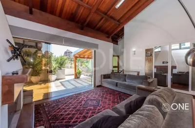 Cobertura com 3 quartos para alugar na rua doutor tauphick saadi, 421, bela vista, porto alegre por r$ 20.000