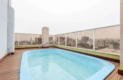 Cobertura com 3 quartos para alugar na avenida ganzo, 677, menino deus, porto alegre por r$ 6.900