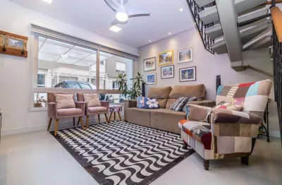 Casa em condomínio fechado com 3 quartos à venda na rua intendente alfredo azevedo, 399, glória, porto alegre por r$ 1.100.000