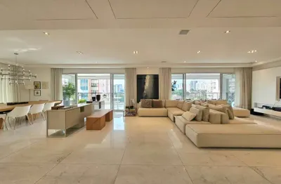 Apartamento com 4 quartos à venda na avenida açocê, 562, moema, são paulo por r$ 10.800.000